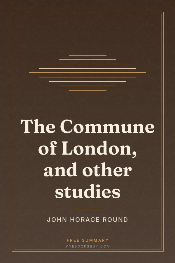 Cover of The Commune of London, and other studies
