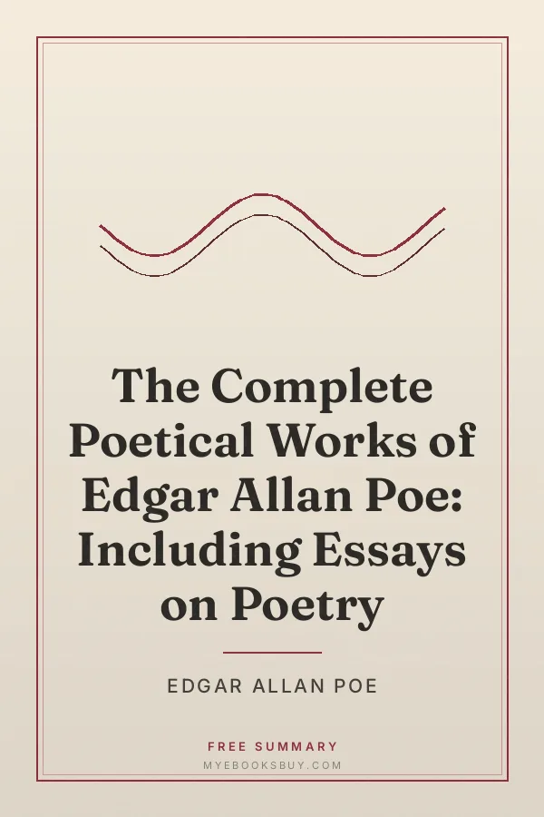 Cover of The Complete Poetical Works of Edgar Allan Poe: Including Essays on Poetry