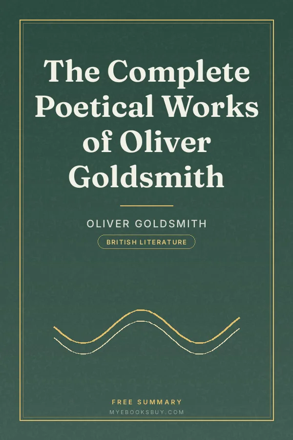 Cover of The Complete Poetical Works of Oliver Goldsmith