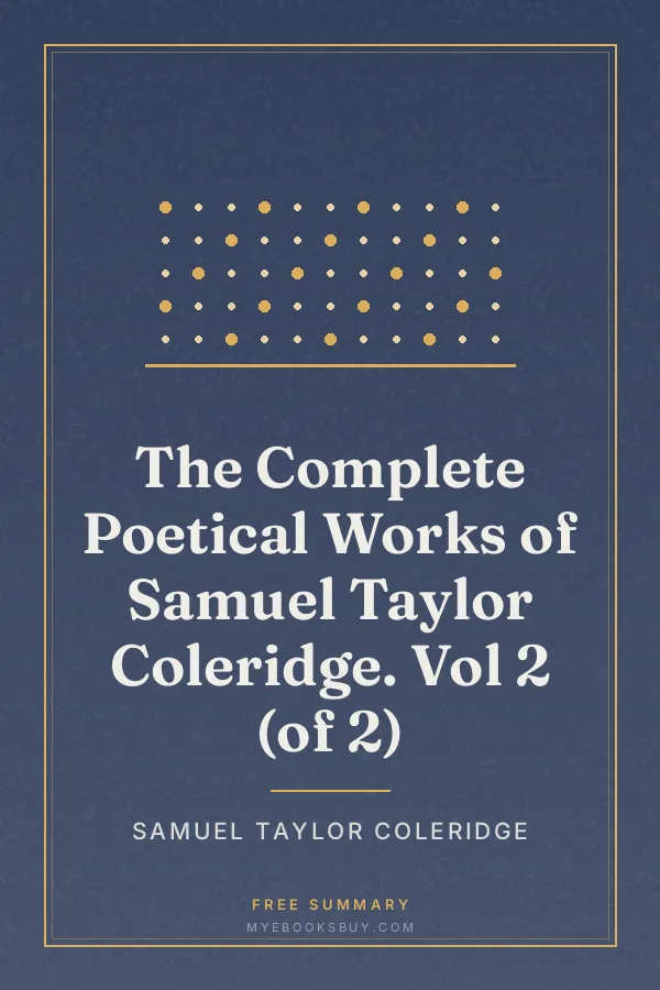 Cover of The Complete Poetical Works of Samuel Taylor Coleridge. Vol 2 (of 2)