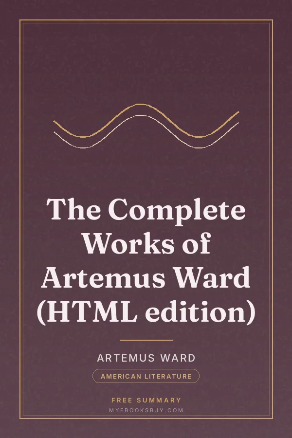 Cover of The Complete Works of Artemus Ward (HTML edition)
