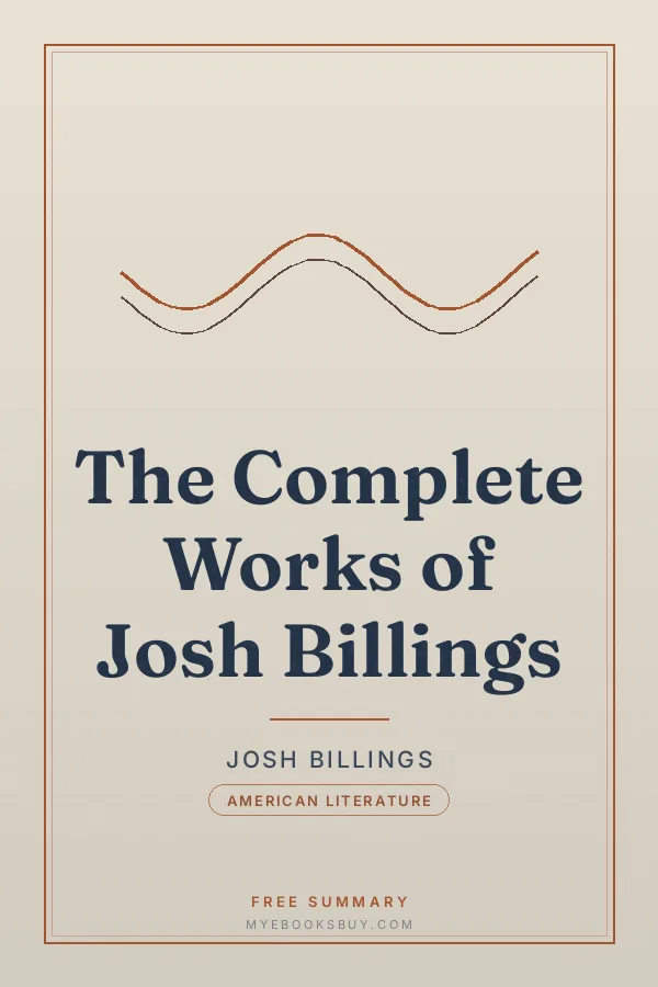 Cover of The Complete Works of Josh Billings