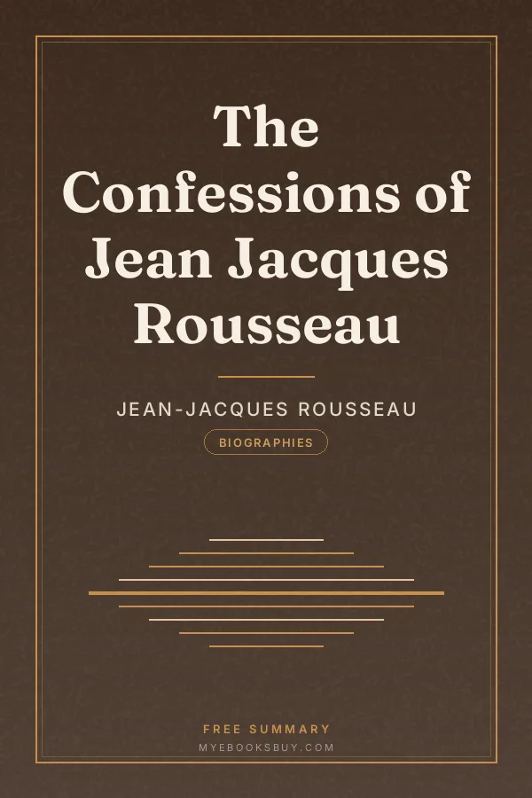 Cover of The Confessions of Jean Jacques Rousseau