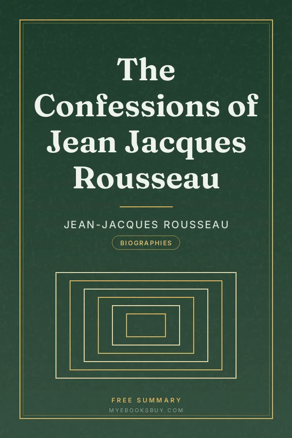 Cover of The Confessions of Jean Jacques Rousseau