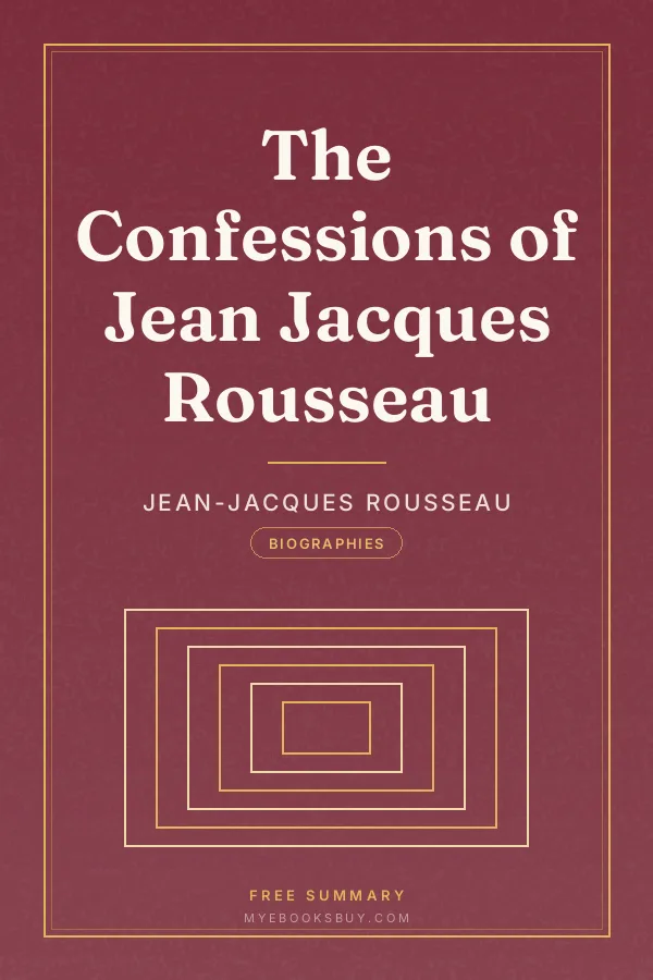 Cover of The Confessions of Jean Jacques Rousseau