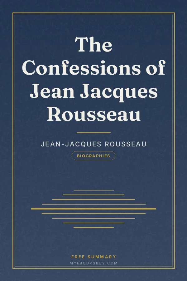 Cover of The Confessions of Jean Jacques Rousseau