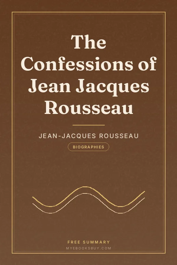 Cover of The Confessions of Jean Jacques Rousseau