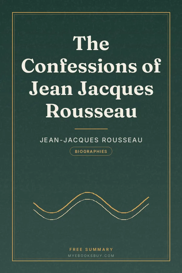 Cover of The Confessions of Jean Jacques Rousseau