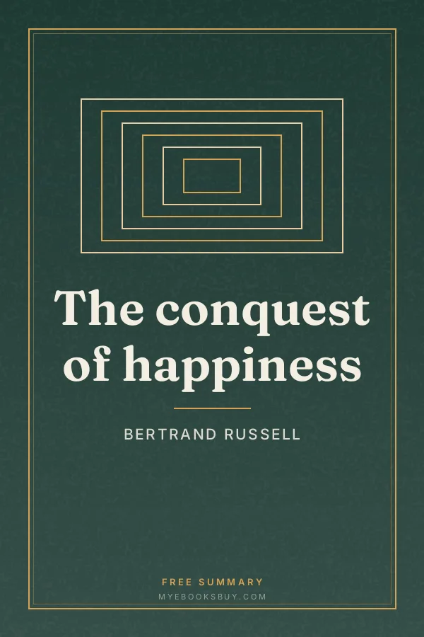 Cover of The conquest of happiness
