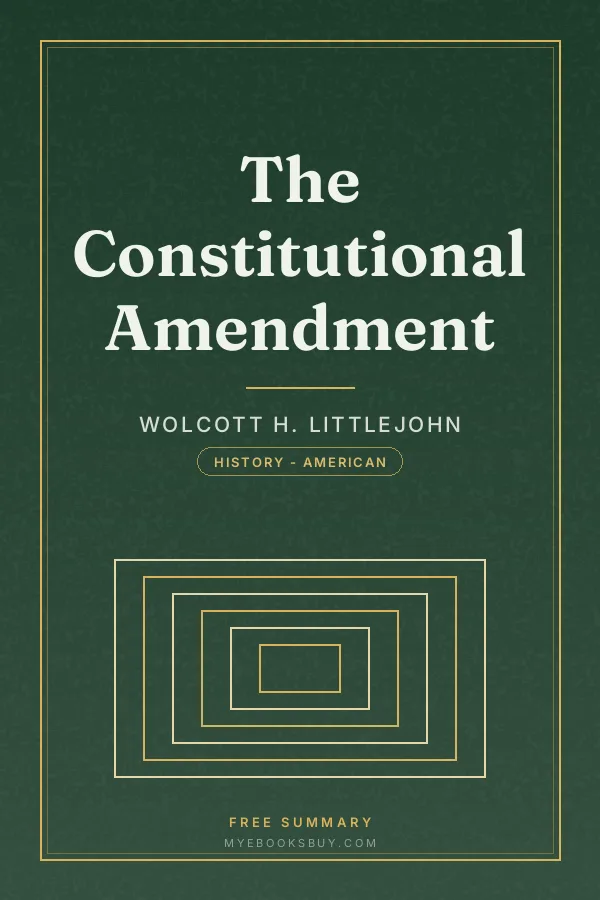 Cover of The Constitutional Amendment