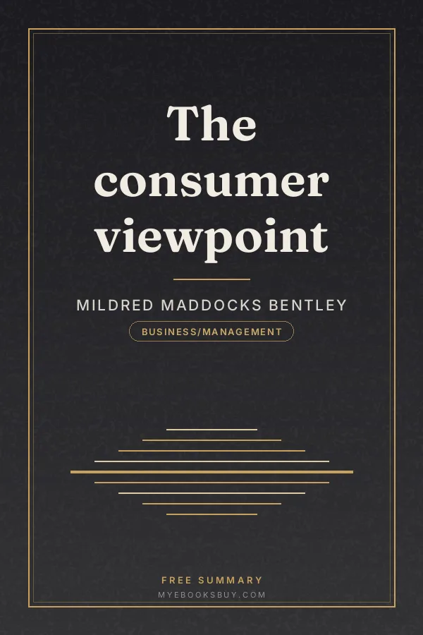 Cover of The consumer viewpoint