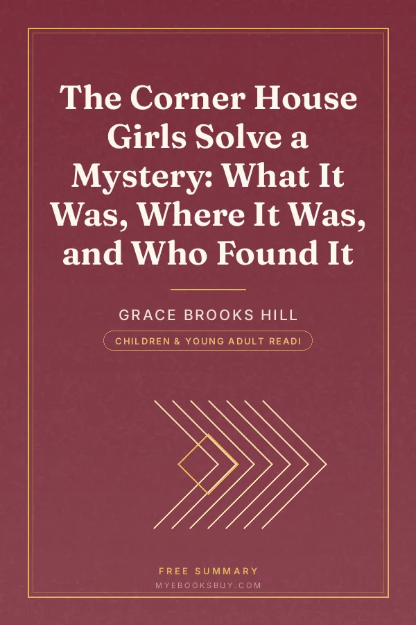 Cover of The Corner House Girls Solve a Mystery: What It Was, Where It Was, and Who Found It