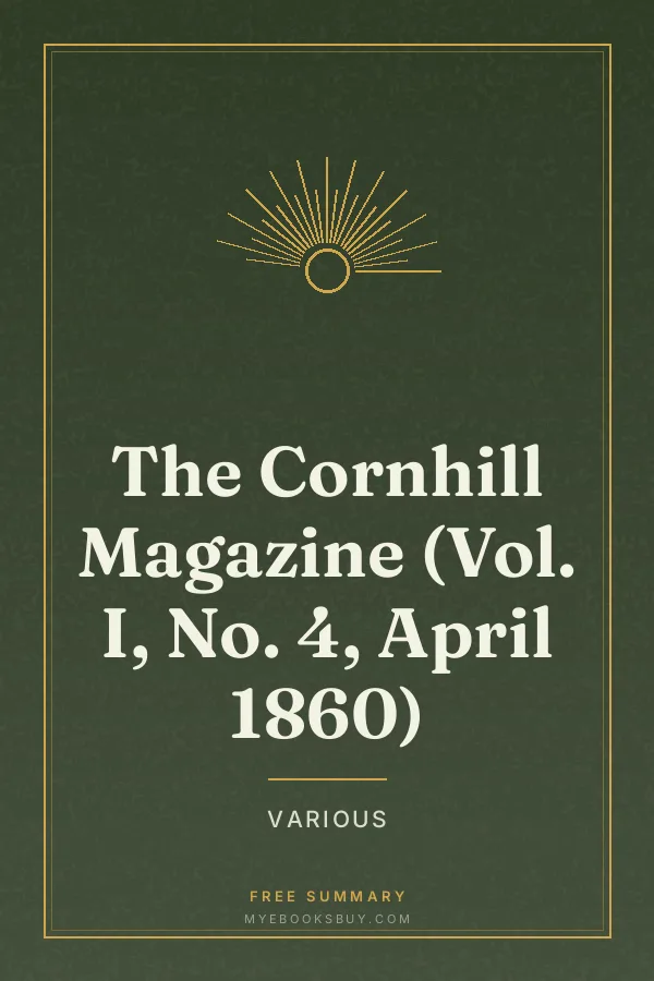 Cover of The Cornhill Magazine (Vol. I, No. 4, April 1860)