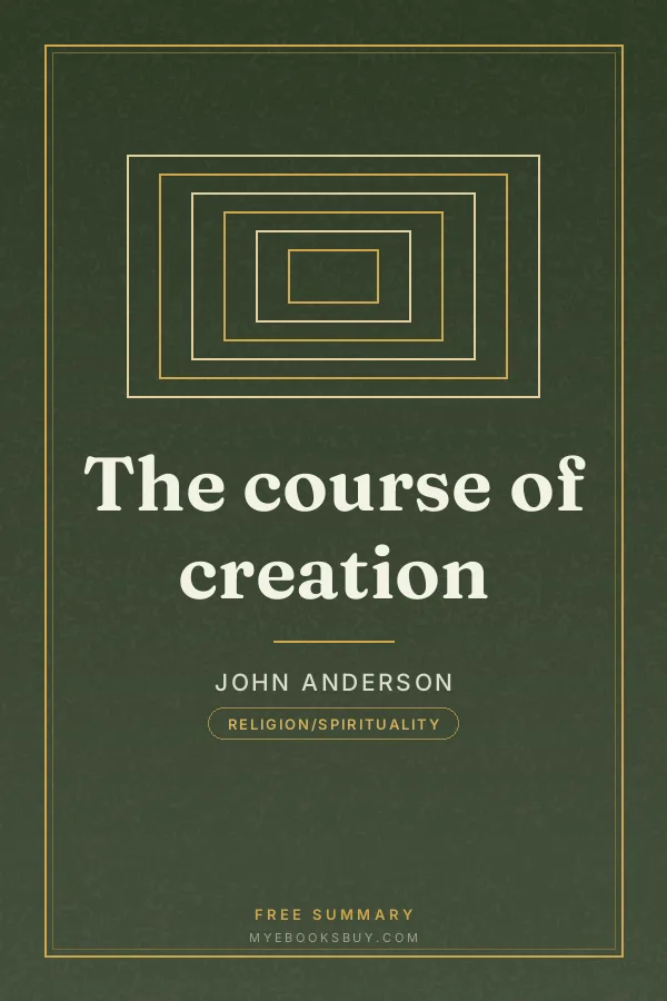 Cover of The course of creation