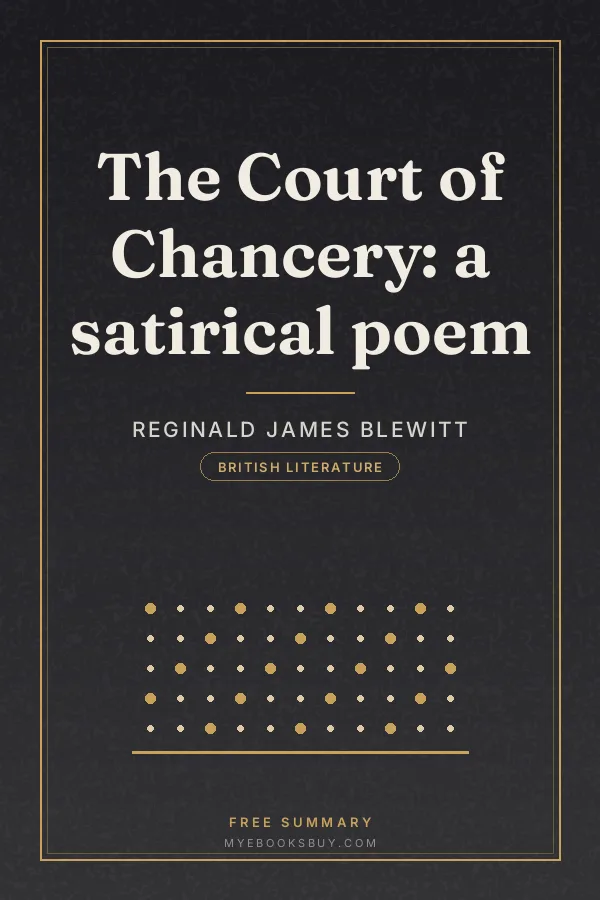 Cover of The Court of Chancery: a satirical poem