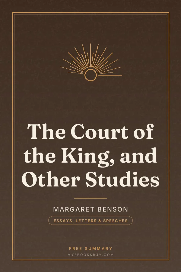 Cover of The Court of the King, and Other Studies