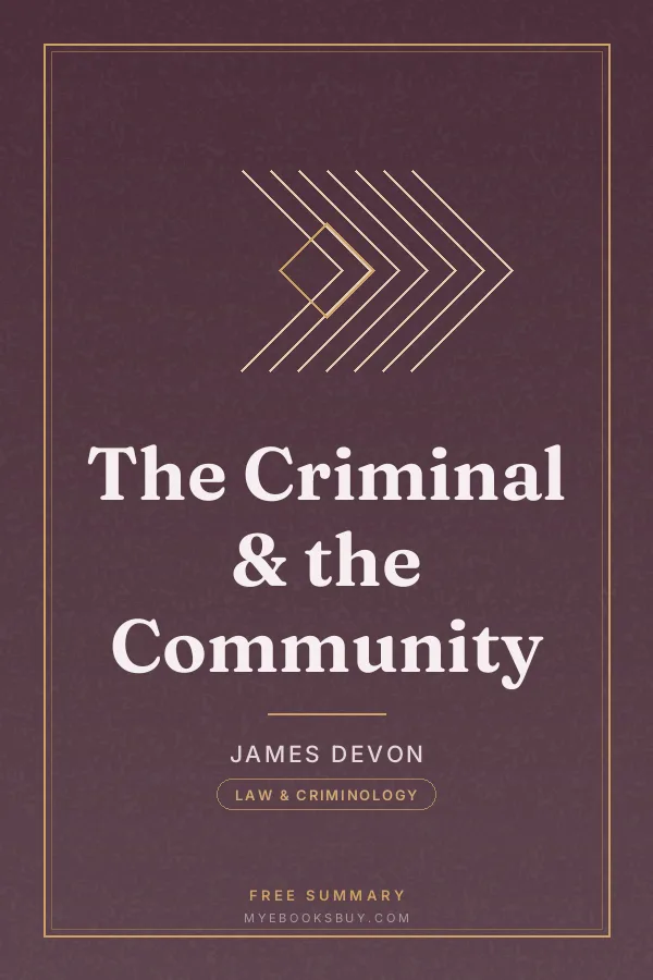 Cover of The Criminal & the Community