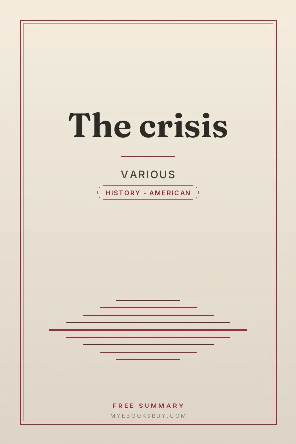 Cover of The crisis