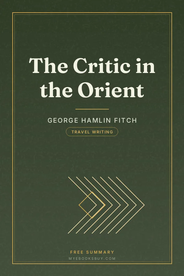 Cover of The Critic in the Orient