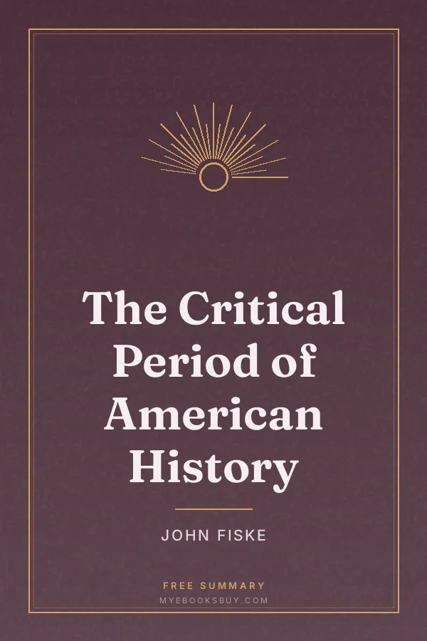 Cover of The Critical Period of American History