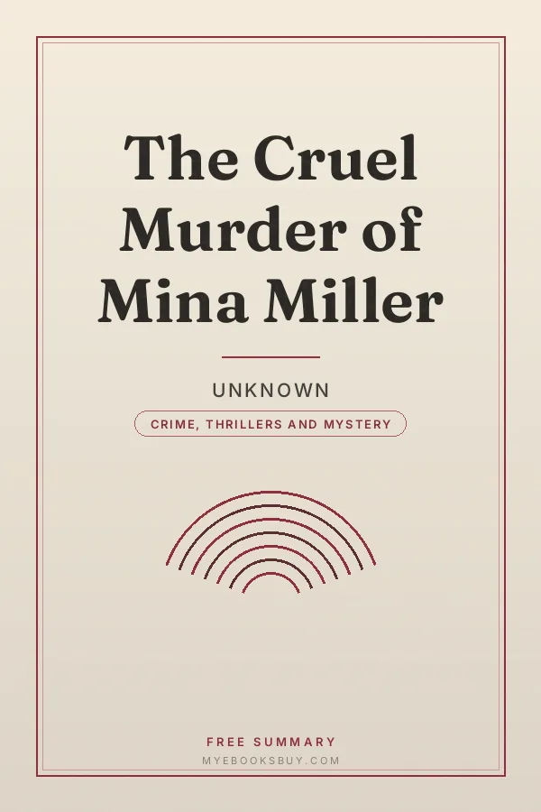 Cover of The Cruel Murder of Mina Miller