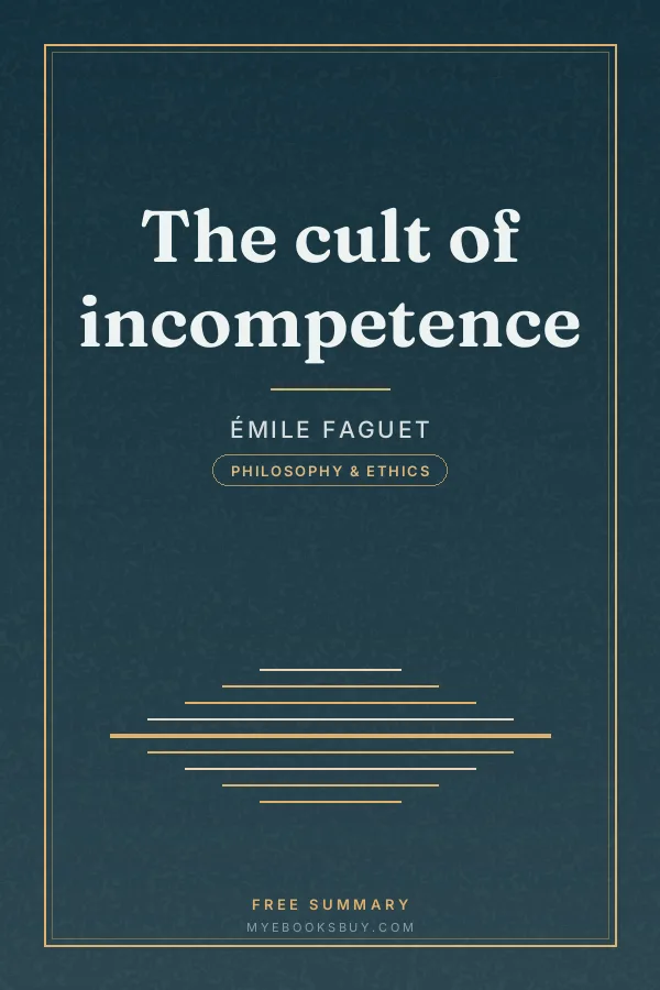 Cover of The cult of incompetence