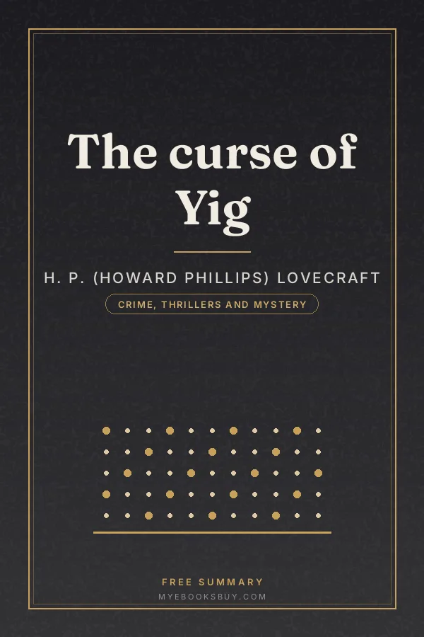Cover of The curse of Yig