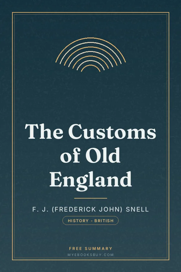 Cover of The Customs of Old England