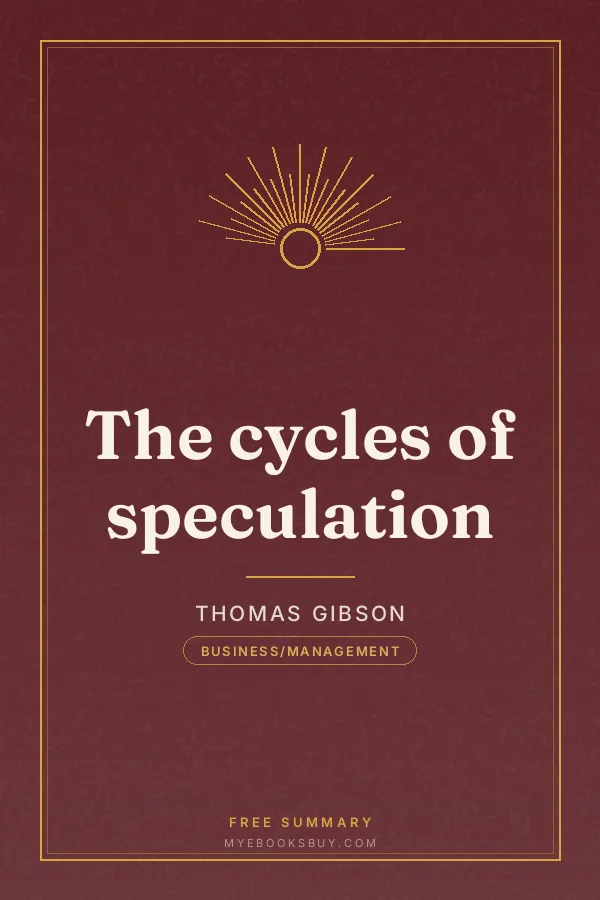 Cover of The cycles of speculation