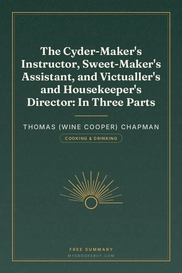 Cover of The Cyder-Maker's Instructor, Sweet-Maker's Assistant, and Victualler's and Housekeeper's Director: In Three Parts