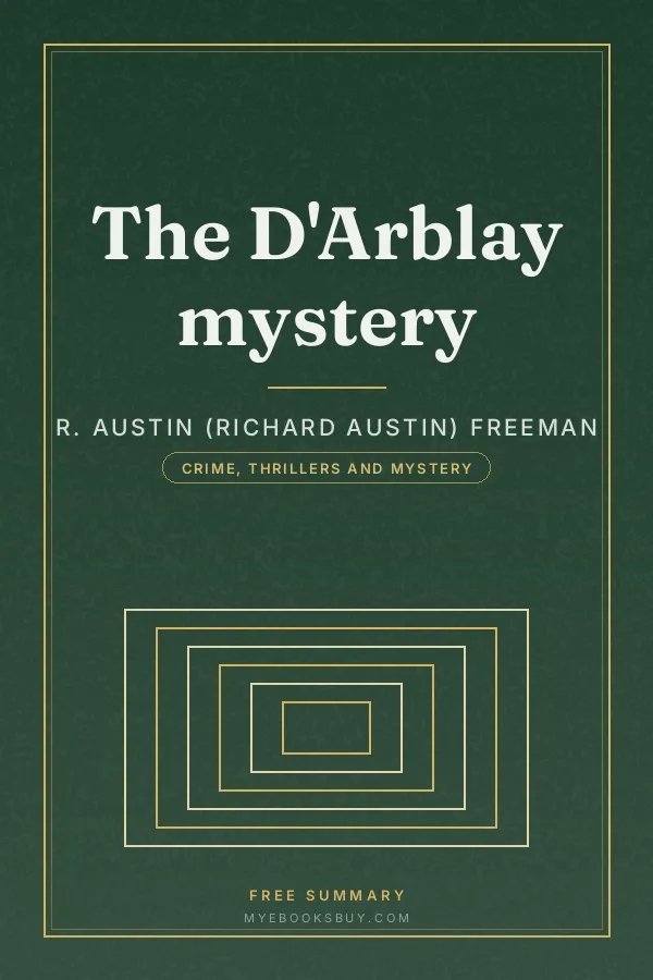 Cover of The D'Arblay mystery