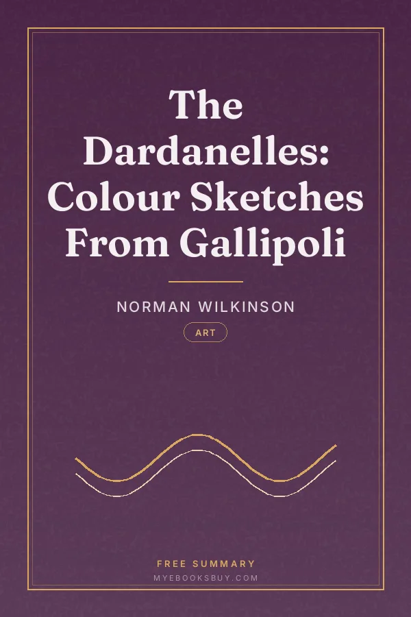 Cover of The Dardanelles: Colour Sketches From Gallipoli