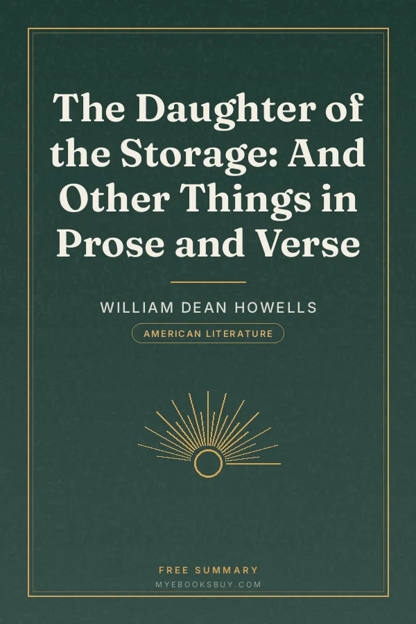 Cover of The Daughter of the Storage: And Other Things in Prose and Verse