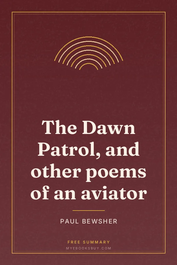 Cover of The Dawn Patrol, and other poems of an aviator