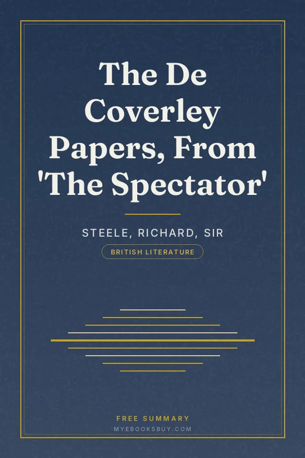 Cover of The De Coverley Papers, From 'The Spectator'