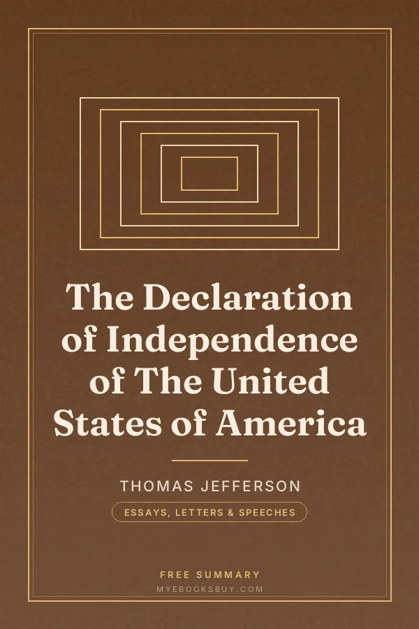 Cover of The Declaration of Independence of The United States of America