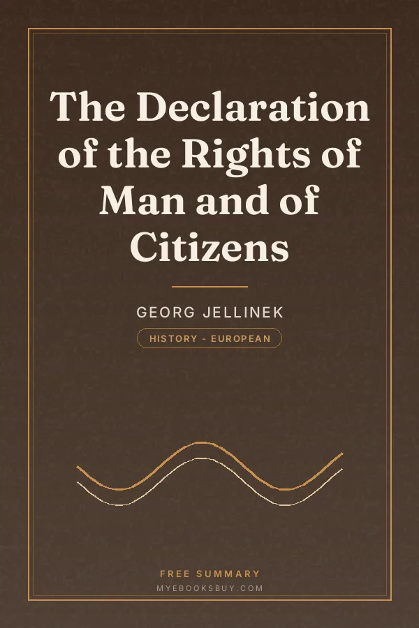 Cover of The Declaration of the Rights of Man and of Citizens