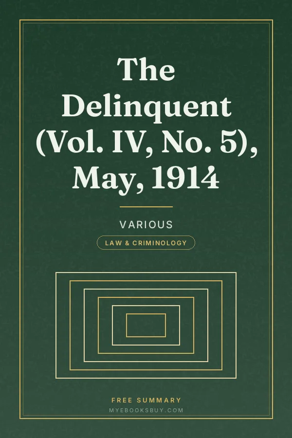 Cover of The Delinquent (Vol. IV, No. 5), May, 1914