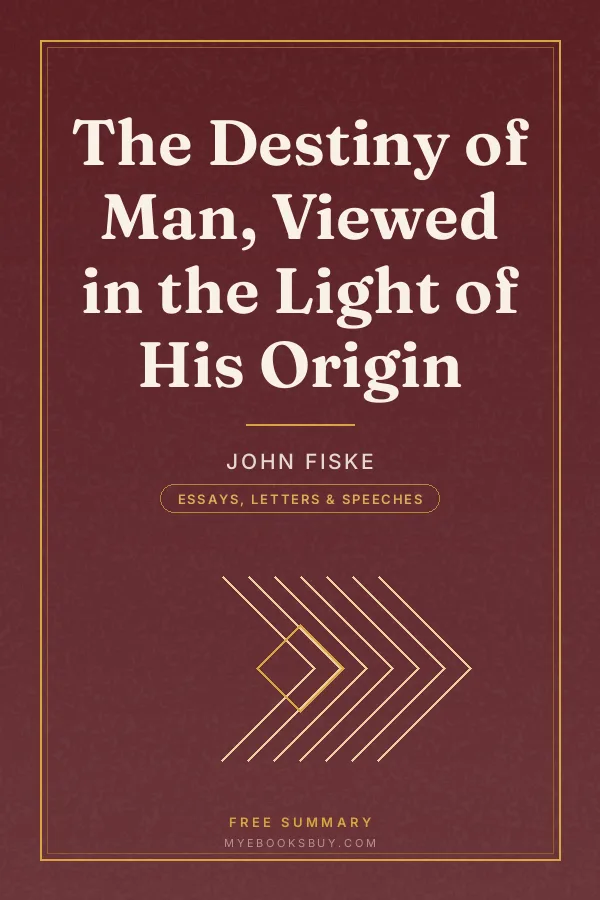 Cover of The Destiny of Man, Viewed in the Light of His Origin