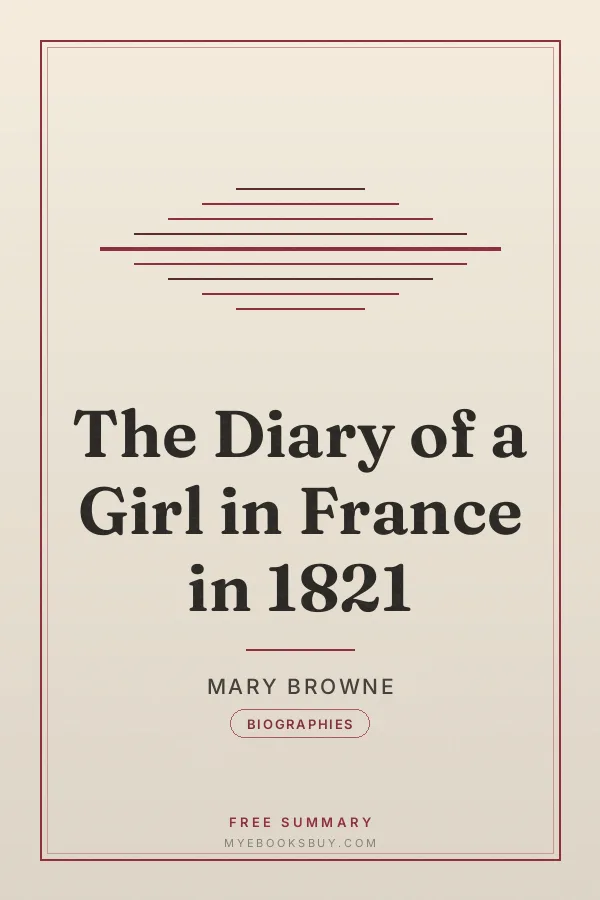 Cover of The Diary of a Girl in France in 1821