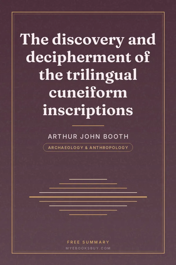 Cover of The discovery and decipherment of the trilingual cuneiform inscriptions