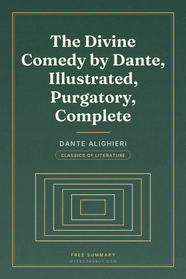 Cover of The Divine Comedy by Dante, Illustrated, Purgatory, Complete
