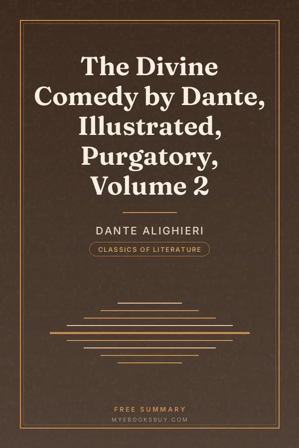 Cover of The Divine Comedy by Dante, Illustrated, Purgatory, Volume 2