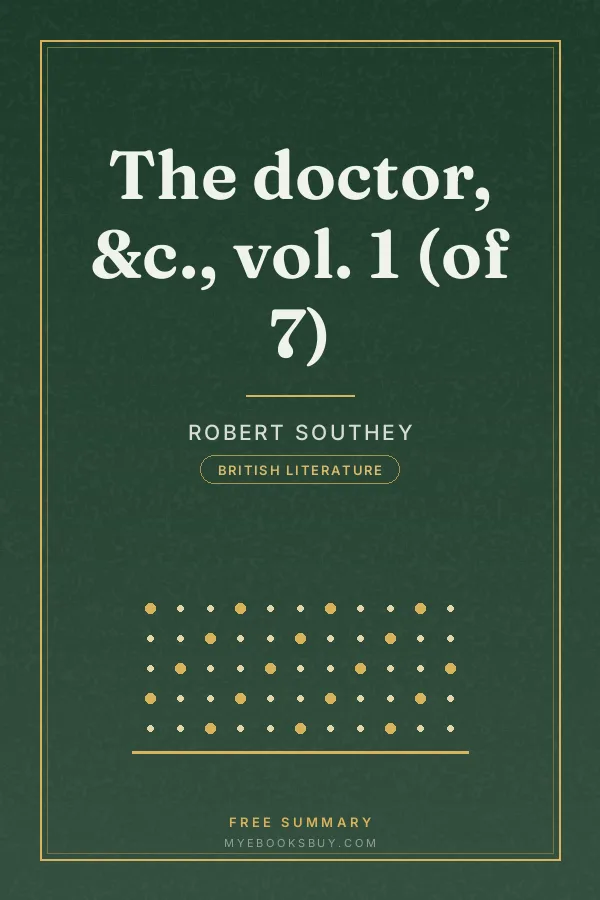 Cover of The doctor, &c., vol. 1 (of 7)