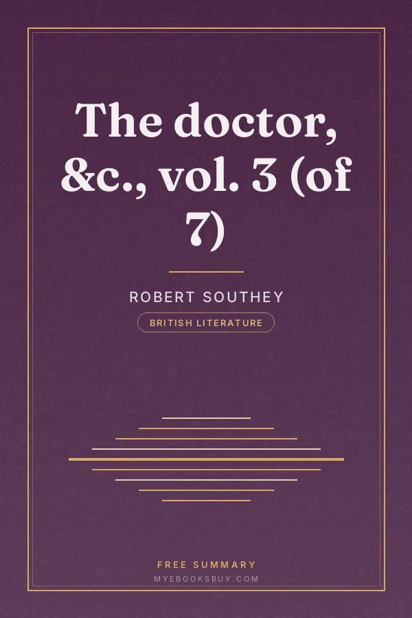 Cover of The doctor, &c., vol. 3 (of 7)