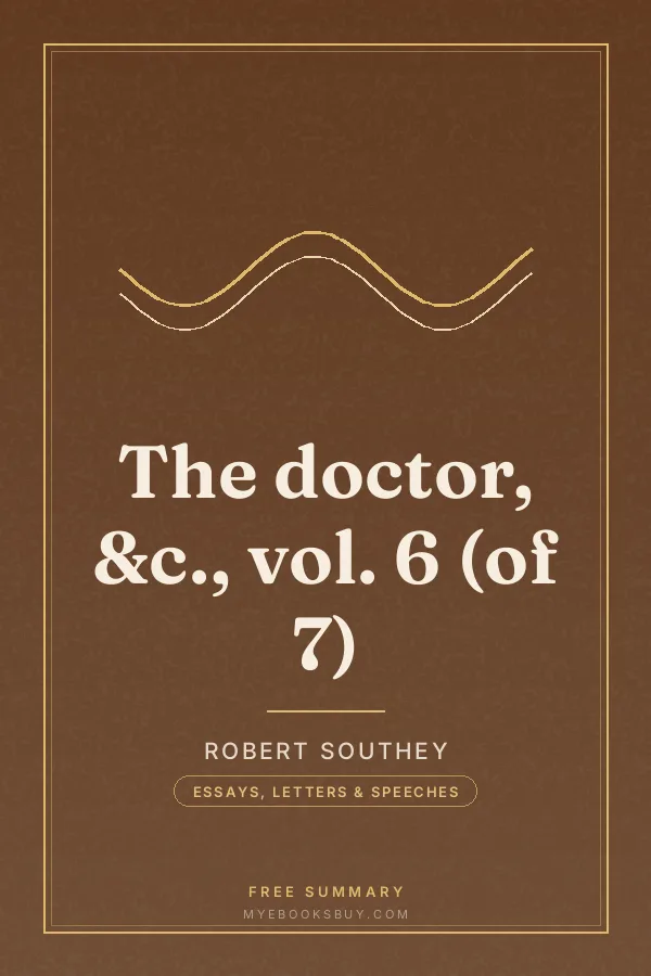 Cover of The doctor, &c., vol. 6 (of 7)