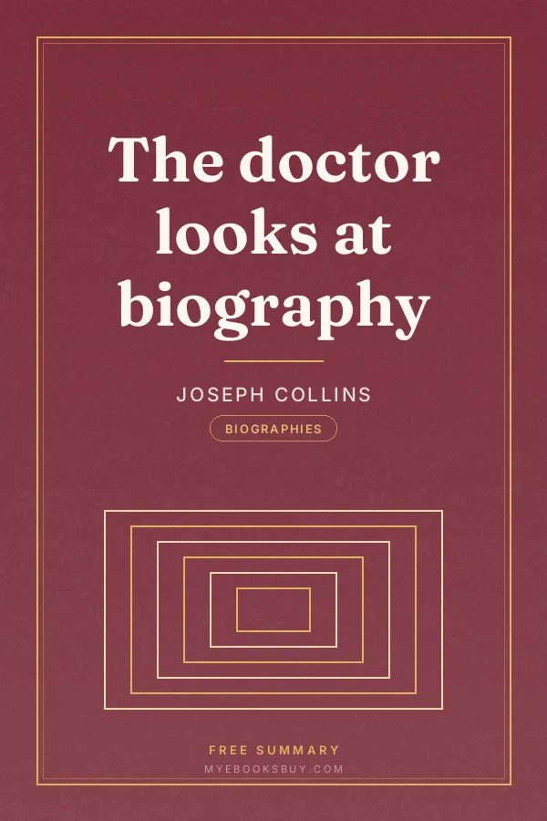 Cover of The doctor looks at biography