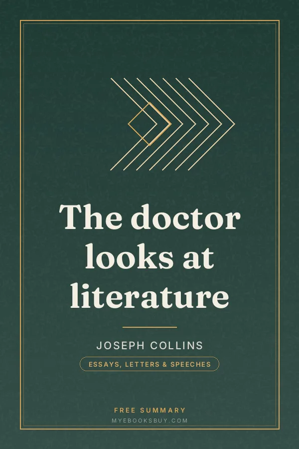 Cover of The doctor looks at literature