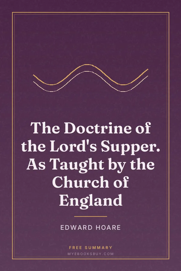 Cover of The Doctrine of the Lord's Supper. As Taught by the Church of England