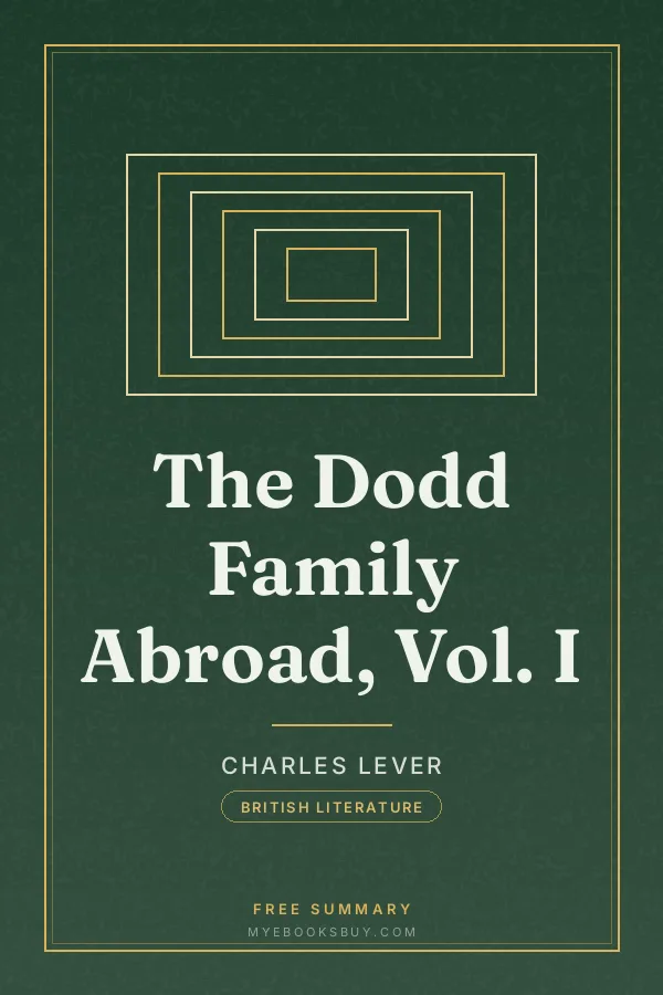 Cover of The Dodd Family Abroad, Vol. I